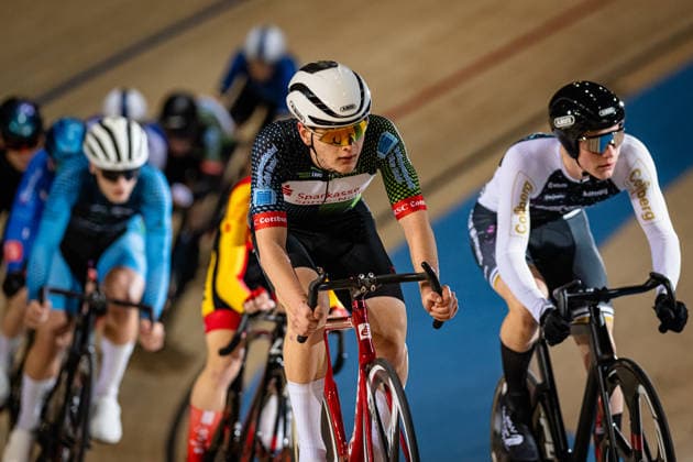 MÜLLER Hannes DM Omnium 2025 Frankfurt Oder MÜLLER Hannes GER RSC Cottbus Landscape horizontal Landscape Event Event DM Omnium 2025 German Championship Category Category Cycling Track Cycling National Championship Omnium Men U19 Juniors Location Location Europe Germany Brandenburg Märkisch Oderland Frankfurt Oder Oderlandhalle Discipline Omnium Scratch 1 Race Distance 7,5 km Date Date 20 12 2025 Saturday Day 2