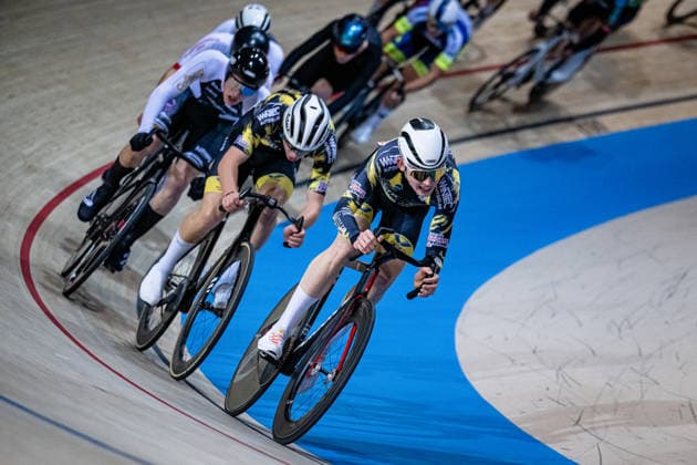 TRUMANN Kalle DM Omnium 2025 Frankfurt Oder TRUMANN Kalle GER VfR Büttgen 1912 Landscape horizontal Landscape Event Event DM Omnium 2025 German Championship Category Category Cycling Track Cycling National Championship Omnium Men U19 Juniors Location Location Europe Germany Brandenburg Märkisch Oderland Frankfurt Oder Oderlandhalle Discipline Omnium Scratch 1 Race Distance 7,5 km Date Date 20 12 2025 Saturday Day 2