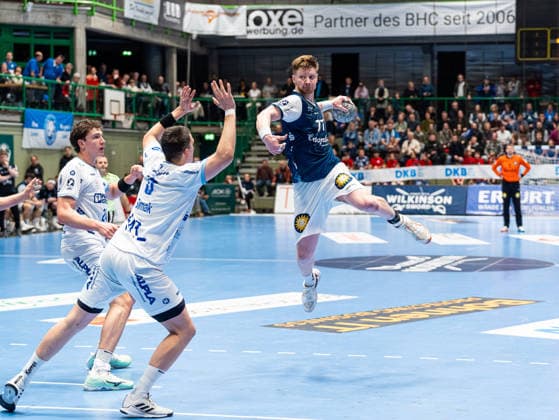 Johannes Wasielewski Bergischer HC, 77 on goal Bergischer HC vs TBV Lemgo Lippe, Handball, 1 Bundesliga, Matchday 18, Season 2025 2026, 20 12 2025 Bergischer HC vs TBV Lemgo Lippe, Handball, 1 Bundesliga, Matchday 18, Season 2025 2026, 20 12 2025 Wuppertal Copyright: xEibner-Pressefoto DamianxKruczynx EP_DKI