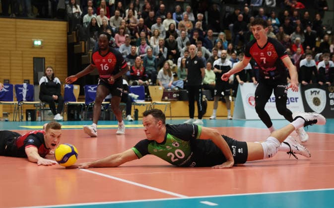 Ludwigsburg , Volleyball Bundesliga , Barock Volleys MTV Ludwigsburg vs SV Warnemünde , Jeffrey Klok Ludwigsburg