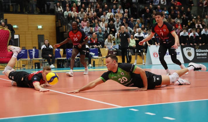 Ludwigsburg , Volleyball Bundesliga , Barock Volleys MTV Ludwigsburg vs SV Warnemünde , Jeffrey Klok Ludwigsburg
