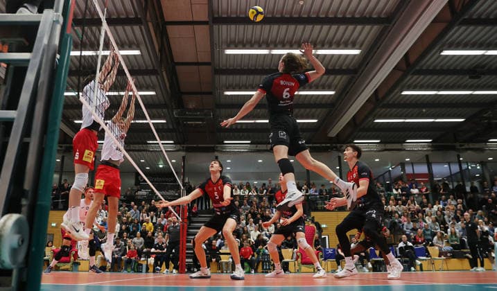 Volleyball, 1st BL, Barock Volleys MTV Ludwigsburg - SV Warnemünde