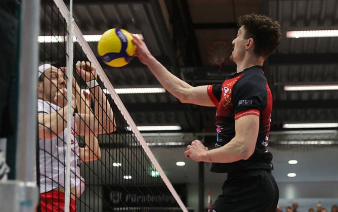 Ludwigsburg , Volleyball Bundesliga , Barock Volleys MTV Ludwigsburg vs SV Warnemünde , Tim Köpfli Ludwigsburg