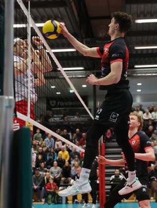 Ludwigsburg , Volleyball Bundesliga , Barock Volleys MTV Ludwigsburg vs SV Warnemünde , Tim Köpfli Ludwigsburg