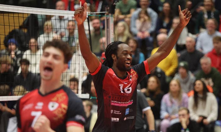 Ludwigsburg , Volleyball Bundesliga , Barock Volleys MTV Ludwigsburg vs SV Warnemünde , Nyherowo Omene Ludwigsburg