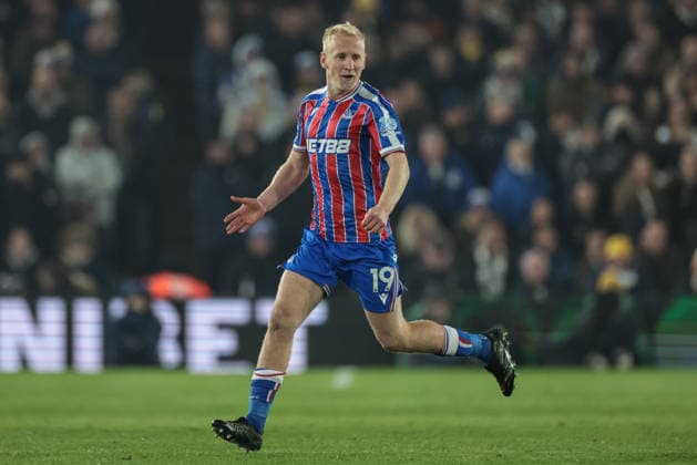 Premier League Leeds United v Crystal Palace Will Hughes of Crystal Palace reacts during the Premier League match Leeds United vs Crystal Palace at Elland Road, Leeds, United Kingdom, 20th December 2025 (Photo by Mark Cosgrove News Images) Leeds Elland Road West Yorkshire United Kingdom Copyright: xMarkxCosgrove NewsxImagesx