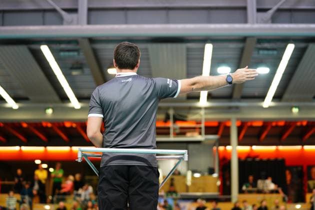 Match scene Referee shows decision Copyright: xspeedshotx