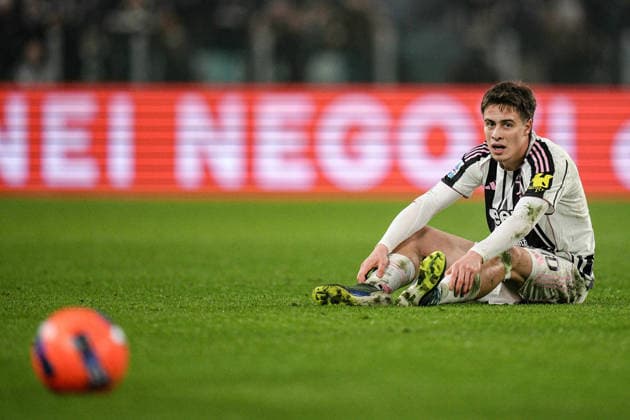 Juventus Kenan Yildiz reacts during the Serie A soccer match between Juventus and Roma at the Allianz Stadium in Turin, north west Italy - Saturday, December 20, 2025. - Soccer .  Copyright: xMarcoxAlpozzi LaPressex