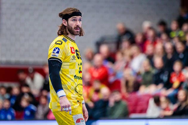 Julius Rose HSG Krefeld Niederrhein, 63 GER, TuS N Luebbecke vs HSG Krefeld Niederrhein, Handball, 2 Bundesliga, Matchday 16, Season 2025 2026, 20 12 2025 GER, TuS N Luebbecke vs HSG Krefeld Niederrhein, Handball, 2 Bundesliga, Matchday 16, Season 2025 2026, 20 12 2025 Luebbecke Copyright: xEibner-Pressefoto JanxRollingerx EP_JSK