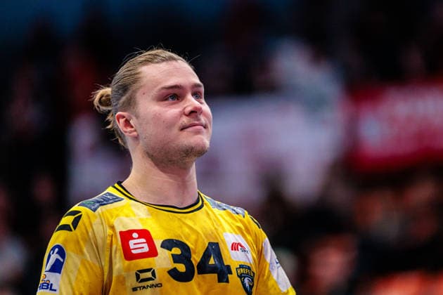Joern Persson HSG Krefeld Niederrhein, 34 GER, TuS N Luebbecke vs HSG Krefeld Niederrhein, Handball, 2 Bundesliga, Matchday 16, Season 2025 2026, 20 12 2025 GER, TuS N Luebbecke vs HSG Krefeld Niederrhein, Handball, 2 Bundesliga, Matchday 16, Season 2025 2026, 20 12 2025 Luebbecke Copyright: xEibner-Pressefoto JanxRollingerx EP_JSK