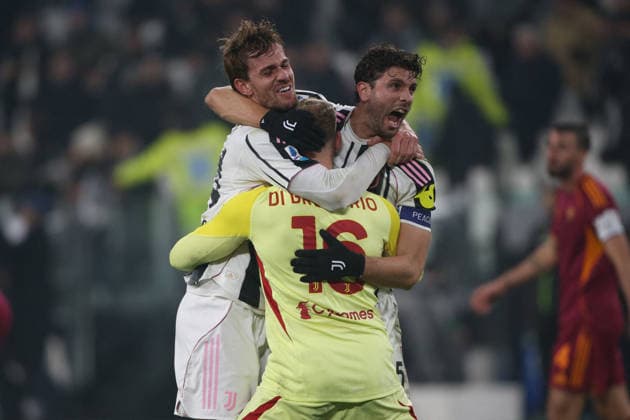 CALCIO - Serie A - Juventus FC vs AS Roma 20.12.2025 Juventus vs Roma (Serie A) Calcio; 16Â° Giornata Nella foto: Esultanza Juventus (Foto Gino Mancini) Torino Italy  Copyright: xIPAxSport ABACAx