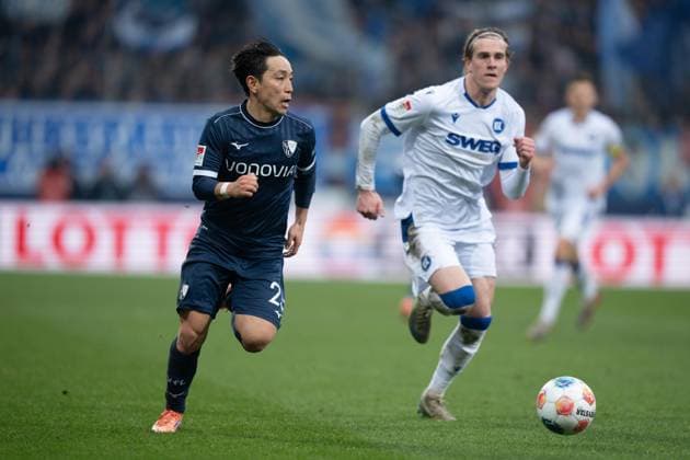 2. Bundesliga VfL Bochum 1848 vs Karlsruher SC Koji Miyoshi of VfL Bochum 1848 during the 2. Bundesliga match against Karlsruher SC at Vonovia Ruhrstadion in Bochum, Germany, on December 20, 2025. Kick-off at 13:00. Copyright: xTaiseixIwamotox