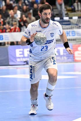 DAIKIN 1 Handball Bundesliga 25 26 18 Matchday Bergischer HC TBV Lemgo Lippe on 20 12 2025 in the Uni Halle in Wuppertal Tim Suton 23 TBV Lemgo WD