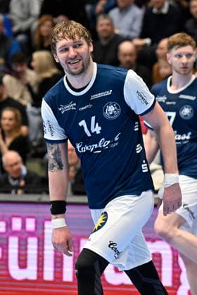 DAIKIN 1 Handball Bundesliga 25 26 18 Matchday Bergischer HC TBV Lemgo Lippe on 20 12 2025 in the Uni Halle in Wuppertal Gerdas Babarkas 14 Bergischer HC WD