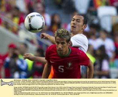 Football, EURO 2012, Test match, Portugal - Turkey 1:3