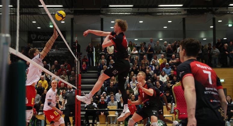 Ludwigsburg , Volleyball Bundesliga , Barock Volleys MTV Ludwigsburg vs SV Warnemünde , Philipp Herrmann Ludwigsburg