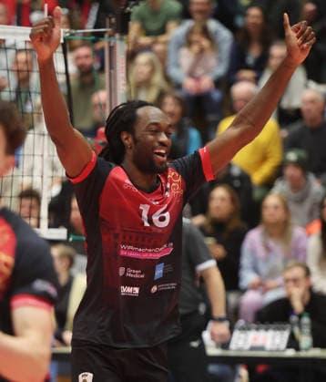 Ludwigsburg , Volleyball Bundesliga , Barock Volleys MTV Ludwigsburg vs SV Warnemünde , Nyherowo Omene Ludwigsburg