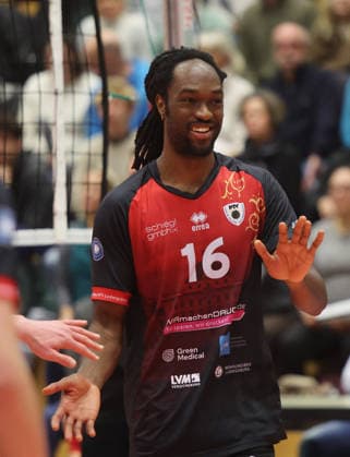 Ludwigsburg , Volleyball Bundesliga , Barock Volleys MTV Ludwigsburg vs SV Warnemünde , Nyherowo Omene Ludwigsburg