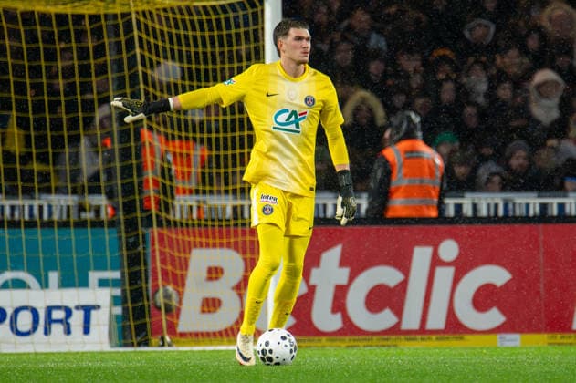 FOOTBALL : Vendee Fontenay Foot vs Paris Saint Germain PSG - Coupe de France - 32e de finale - 20 12 2025 Renato Marin (Paris SG) NantesFrance  Copyright: xEmilienxJousselinx
