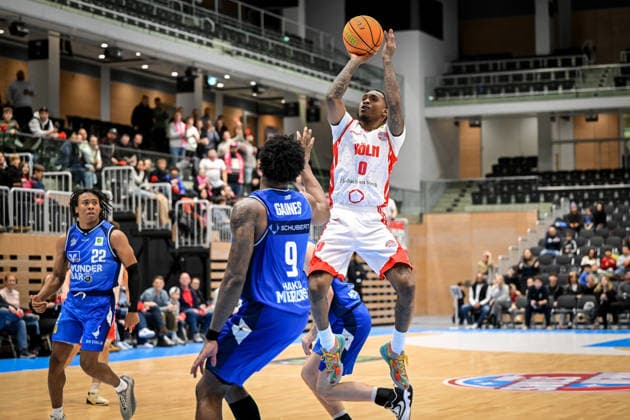Barmer 2 Basketball Bundesliga ProA RheinStars Köln vs HAKRO Merlins Crailsheim, 20 12 2025 Cedric Cezell Russell Jr RheinStarsKöln 0 , Barmer 2 Basketball Bundesliga ProA RheinStars Köln vs HAKRO Merlins Crailsheim on 20 12 2025 at Castello Düsseldorf in Düsseldorf Nordrhein Westfalen Copyright: xBEAUTIFULxSPORTS Mueller-Laschetx