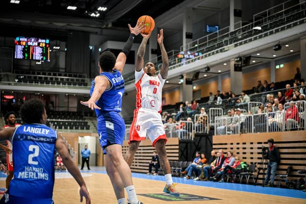 Barmer 2 Basketball Bundesliga ProA RheinStars Köln vs HAKRO Merlins Crailsheim, 20 12 2025 Cedric Cezell Russell Jr RheinStarsKöln 0 , Barmer 2 Basketball Bundesliga ProA RheinStars Köln vs HAKRO Merlins Crailsheim on 20 12 2025 at Castello Düsseldorf in Düsseldorf Nordrhein Westfalen Copyright: xBEAUTIFULxSPORTS Mueller-Laschetx