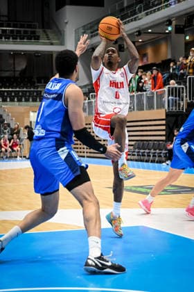 Barmer 2 Basketball Bundesliga ProA RheinStars Köln vs HAKRO Merlins Crailsheim, 20 12 2025 Cedric Cezell Russell Jr RheinStarsKöln 0 , Barmer 2 Basketball Bundesliga ProA RheinStars Köln vs HAKRO Merlins Crailsheim on 20 12 2025 at Castello Düsseldorf in Düsseldorf Nordrhein Westfalen Copyright: xBEAUTIFULxSPORTS Mueller-Laschetx