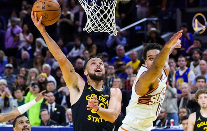 Basketball, NBA, Golden State Warriors - Phoenix Suns