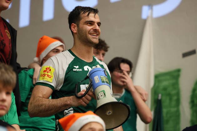 20 12 2025, Handball, Men, 3 Liga, Staffel Süd West, Season 2025 2026, HG Saarlouis TuS 82 Opladen, Muhamet Durmishi HG Saarlouis Saarlouis Stadtgartenhalle Saarland Germany DEU Copyright: xSebastianxBachx