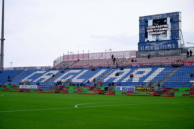 Cagliari Calcio stadium prior the Serie A soccer match between Cagliari Calcio and Pisa at the Unipol Domus in Cagliari, Sardinia - Sunday, 21 december 2025. - Soccer  Copyright: xGianlucaxZuddas LaPressex