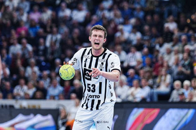 Nikola Bilyk THW Kiel, 53 GER, THW Kiel vs TSV Hannover Burgdorf, Handball, 1 Bundesliga, Matchday 18, Season 2025 2026, 20 12 2025 GER, THW Kiel vs TSV Hannover Burgdorf, Handball, 1 Bundesliga, Matchday 18, Season 2025 2026, 20 12 2025 Kiel Copyright: xEibner-Pressefoto MarcelxvonxFehrnx EP_MFN