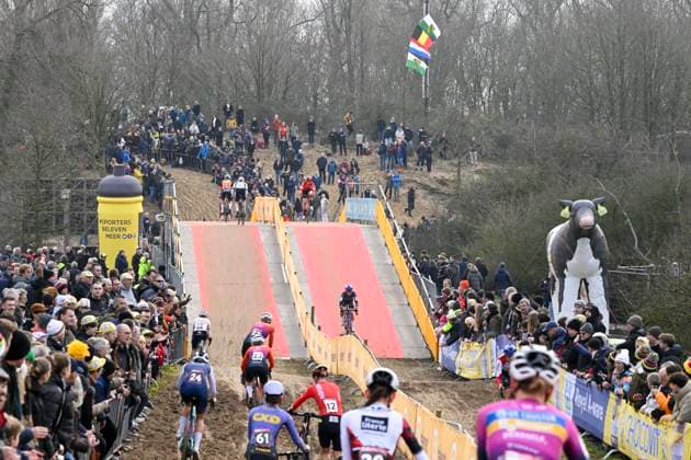 UCI Cyclocross World Cup 2025-2026 Koksijde KOKSIJDE, BELGIUM - DECEMBER 21 : Illustration picture during the 6th leg of the Koksijde UCI Cyclocross World Cup 2025-2026 a cyclocross race for Women Elite on December 21, 2025 in Koksijde, Belgium, 21 12 2025 ( Koksijde Belgium  Copyright: xNicoxVereeckenx
