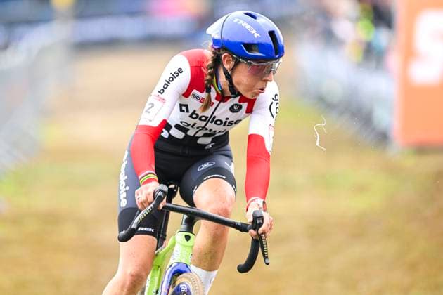 UCI Cyclocross World Cup 2025-2026 Koksijde KOKSIJDE, BELGIUM - DECEMBER 21 : Brand Lucinda of Baloise Glowi Lions in action during the 6th leg of the Koksijde UCI Cyclocross World Cup 2025-2026 a cyclocross race for Women Elite on December 21, 2025 in Koksijde, Belgium, 21 12 2025 ( Koksijde Belgium  Copyright: xNicoxVereeckenx