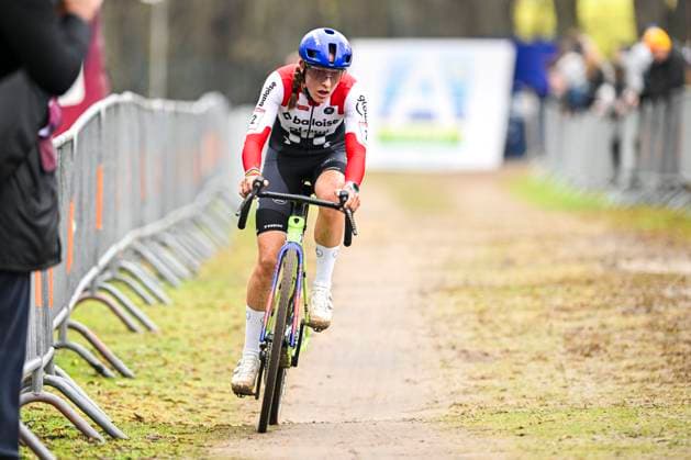 UCI Cyclocross World Cup 2025-2026 Koksijde KOKSIJDE, BELGIUM - DECEMBER 21 : Brand Lucinda of Baloise Glowi Lions in action during the 6th leg of the Koksijde UCI Cyclocross World Cup 2025-2026 a cyclocross race for Women Elite on December 21, 2025 in Koksijde, Belgium, 21 12 2025 ( Koksijde Belgium  Copyright: xNicoxVereeckenx