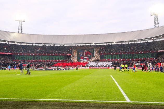 2025-12-21 Feyenoord v FC Twente - Dutch Eredivisie ROTTERDAM, NETHERLANDS - DECEMBER 21: View of De Kuip during the Dutch Eredivisie match between Feyenoord and FC Twente at De Kuip on December 21, 2025 in Rotterdam, Netherlands. Rotterdam De Kuip Netherlands Content not available for redistribution in The Netherlands directly or indirectly through any third parties. Copyright: xBenxGalx