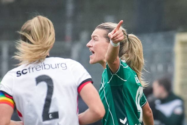 Football, Google Pixel Womens Bundesliga, Matchday 14, 2025 2026, SC Freiburg vs SV Werder Bremen, 21 12 2025, Dreisamstadion, Freiburg, MEDINA DEÅ IÄÜ SV Werder Bremen,9 Freiburg Dreisamstadion Baden Württemberg Germany Copyright: xFINLEYxMÖRCHx