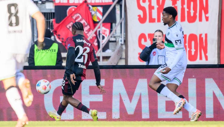 21 12 2025 Soccer Season 2025 2026 2 Soccer Bundesliga 17 Matchday 1 FC Nürnberg FCN Club Hannover 96 H96 Sportfoto Zink xwoxzix DFL regulations prohibit any use of photographs as image sequences and or quasi video only for editorial use Mohamed Ali Zoma 23, 1 FC Nürnberg FCN erzielt Treffer Tor Torschuß zum 2 1