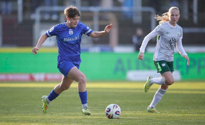 Football, Women, 2nd BL, VfL Wolfsburg II - SV Meppen