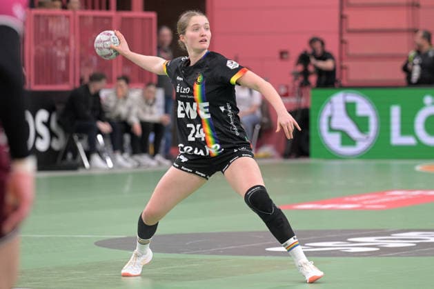 Laurentia Wolff VfL Oldenburg, 24 TusSies Metzingen vs VfL Oldenburg, Handball, Alsco HBF, 11 League Matchday, Season 2025 2026, 21 12 2025 TusSies Metzingen vs VfL Oldenburg, Handball, Alsco HBF, 11 League Matchday, Season 2025 2026, 21 12 2025 Tuebingen Copyright: xEibner-Pressefoto TobiasxBaurx EP_TBR