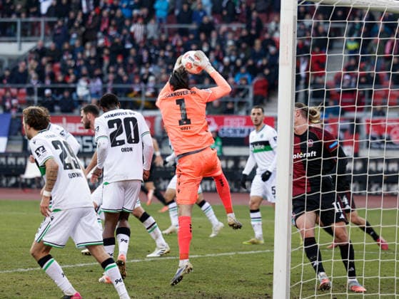 Germany Soccer, 2 Bundesliga 2025 26, 17 Matchday 1 FC Nuremberg vs Hannover 96 Max Morlock Stadion Nuremberg Nahuel Noll Hannover 96, 1 Copyright: xChristopherxRupprechtx