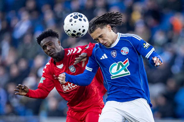 Football, Coupe de France, Racing Strasbourg - USL Dunkerque