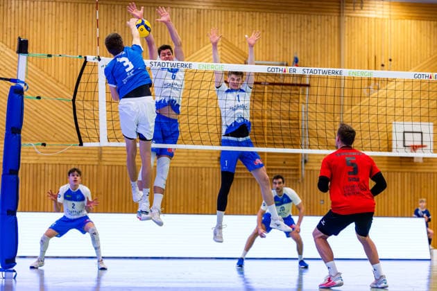 Volleyball, 2nd BL, Blue Volleys Gotha - L.E. Volleys Leipzig