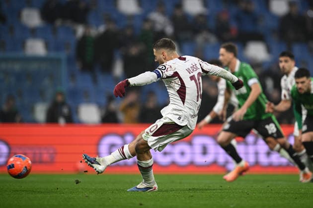 Cm Reggio Emilia 21 12 2025 - campionato di calcio serie A Sassuolo-Torino foto Cristiano Mazzi Image nella foto: gol Nikola Vlasic 