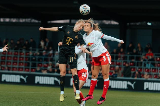21 12 25, Women, Football, Google Pixel Women Bundesliga, Season 2025 2026, RB Leipzig 1 FC Köln, 14 Matchday Pauline Bremer 11 1 FC Köln and Andrea Norheim 3 RB Leipzig in duel Leipzig Training Center Cottaweg SN Germany