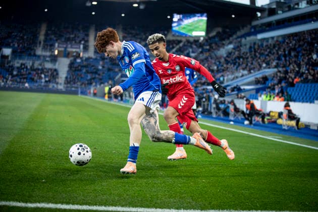 FOOTBALL : Racing de Strasbourg (RCS) vs Dunkerque- Coupe de France - 32e de finale - 21 12 2025 Stade de la Meinau. Strasbourg - France Valentin Barco 32 (RCS)  Copyright: xElyxandroxCEGARRAx