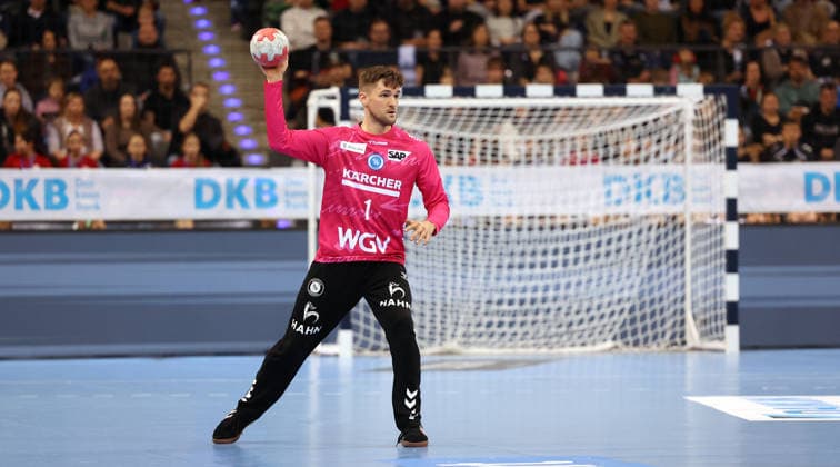 BAU 21 12 2025 Stuttgart Handball TVB Stuttgart vs VfL Gummersbach, Mateusz Kornecki TVB