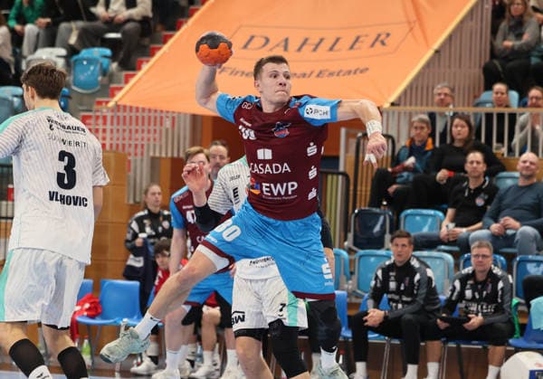 GER HBL2 Season 2025 2026 VfL Potsdam vs SG BBM Bietigheim, 21 12 25, MBS Arena, Potsdam Marco MENGON 1 VfL Potsdam 30