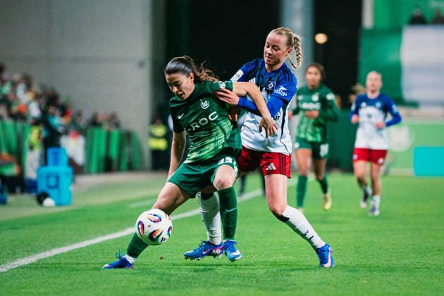 Football, Women, 1st BL, VfL Wolfsburg - Hamburger SV