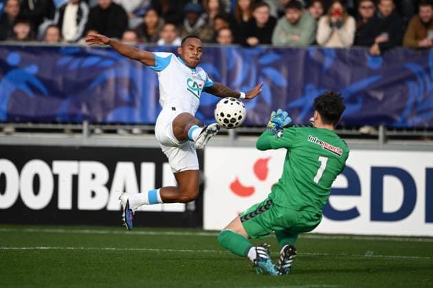 Football, Coupe de France, FC Bourg-Peronnas - Olympique Marseille