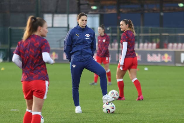 Google Pixel Women Bundesliga, RB Leipzig 1 FC Köln 21 12 2025 Giovanna Hoffmann 7, RB Leipzig Football, Google Pixel Women Bundesliga, Season 2025 2026, 14 Matchday RB Leipzig vs 1 FC Köln on 21 12 2025, Training Center Cottaweg, Leipzig DFB REGULATIONS PROHIBIT ANY USE OF PHOTOGRAPHS AS IMAGE SEQUENCES AND OR QUASI VIDEO Copyright: xBEAUTIFULxSPORTS JanxKaeferx