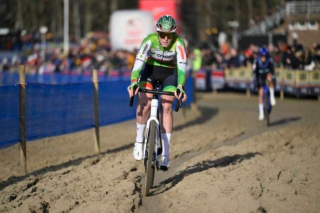 X2O Badkamers Trofee 2025-2026 Hofstade HOFSTADE, BELGIUM - DECEMBER 22 : Bakker Manon (NED) of Crelan-Corendon during the 4th leg of the Plage Cross X2O Badkamers Trofee 2025-2026 a cyclocross race for Women Elite on December 22, 2025 in Hofstade, Belgium, 22 12 2025 ( Hofstade Belgium  Copyright: xNicoxVereeckenx